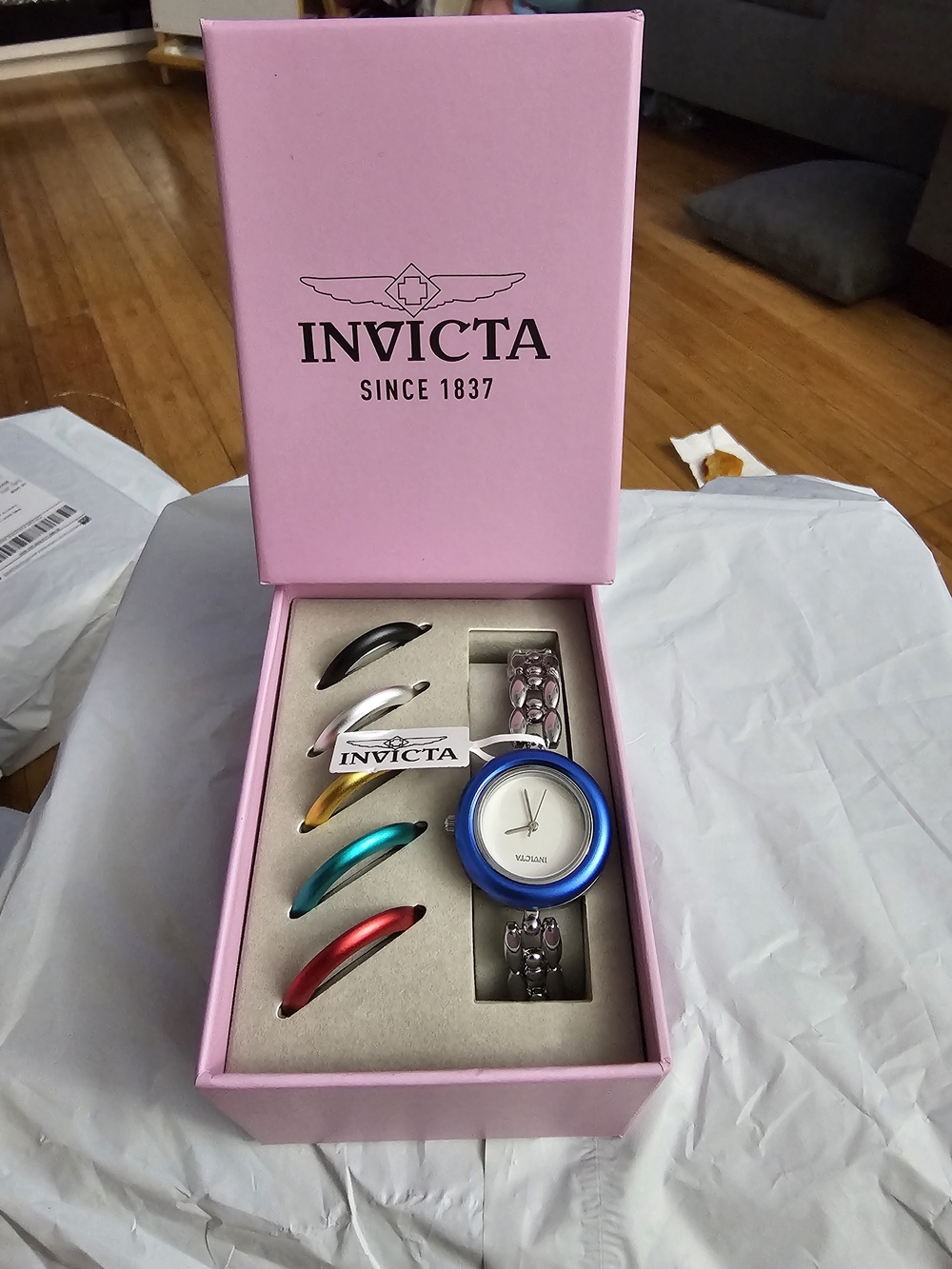 Invicta Women's Interchangeable Bezel Watch - Blue